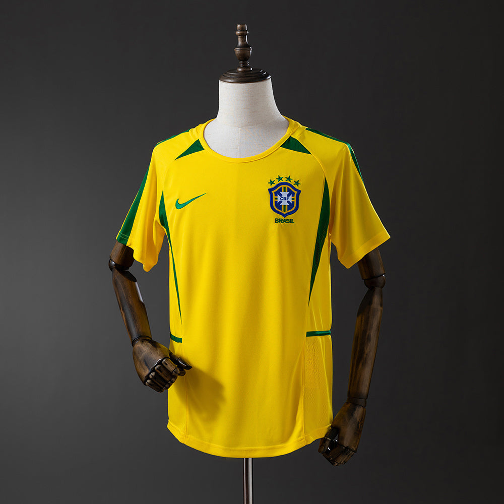 2002 Brazil Home Jersey