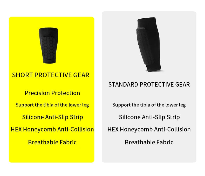 Mini football shin guard covers - Built-in mini shin guard covers