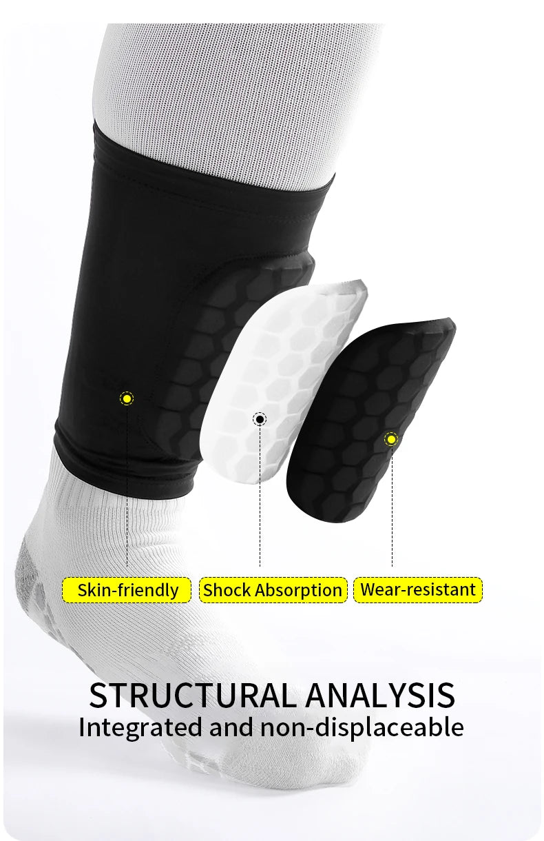 Mini football shin guard covers - Built-in mini shin guard covers