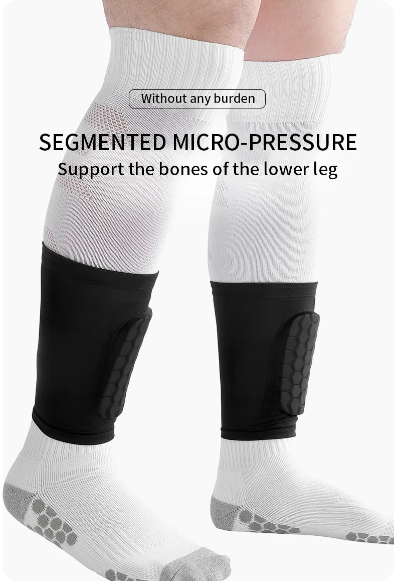 Mini football shin guard covers - Built-in mini shin guard covers