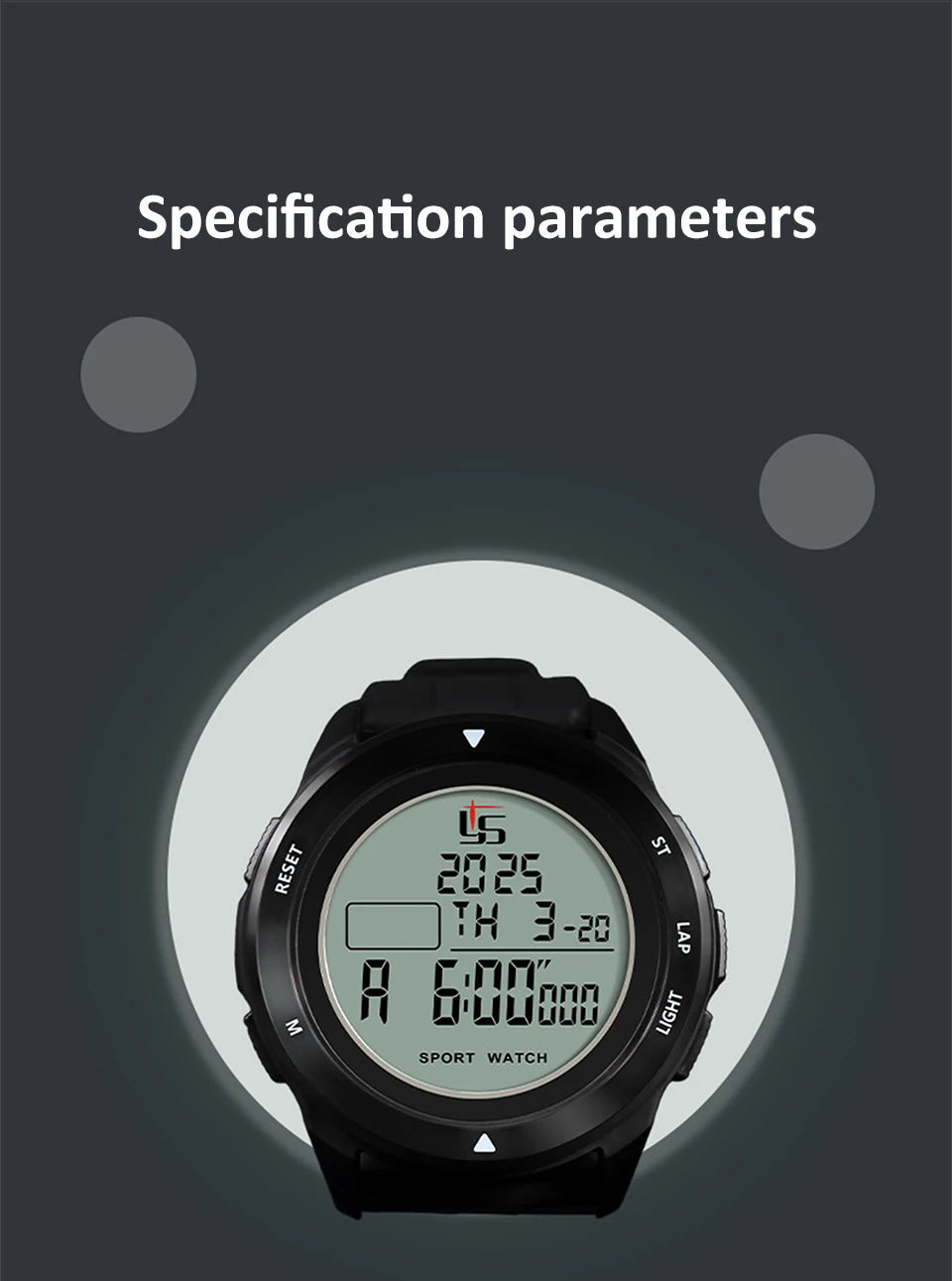 Digital Sports Stopwatch Timer