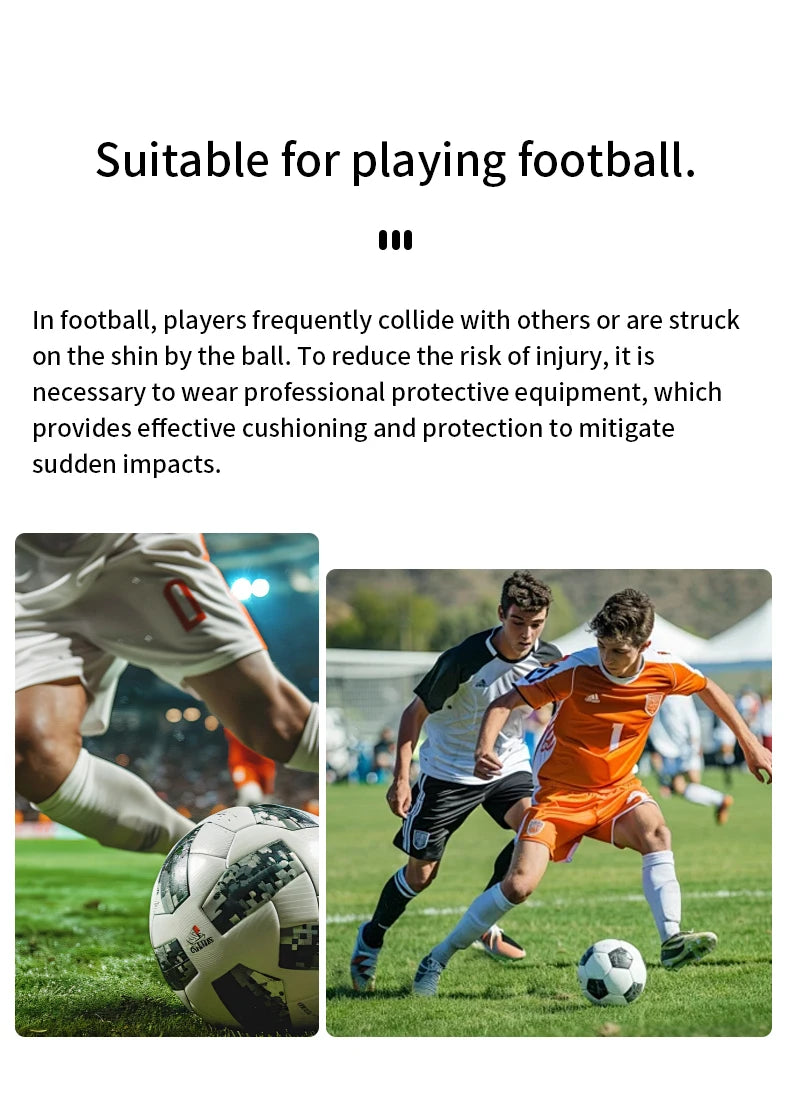 Mini football shin guard covers - Built-in mini shin guard covers