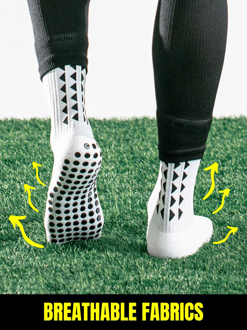 1 Pair Men's Football Socks with Grip