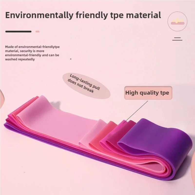 5 Piece Exercise Resistance Bands, Latex Loop Set. For Strength Training, Home & Travel