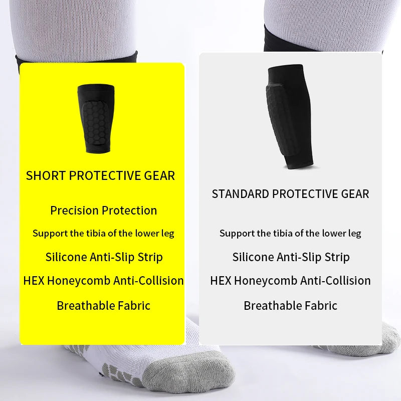 Mini football shin guard covers - Built-in mini shin guard covers