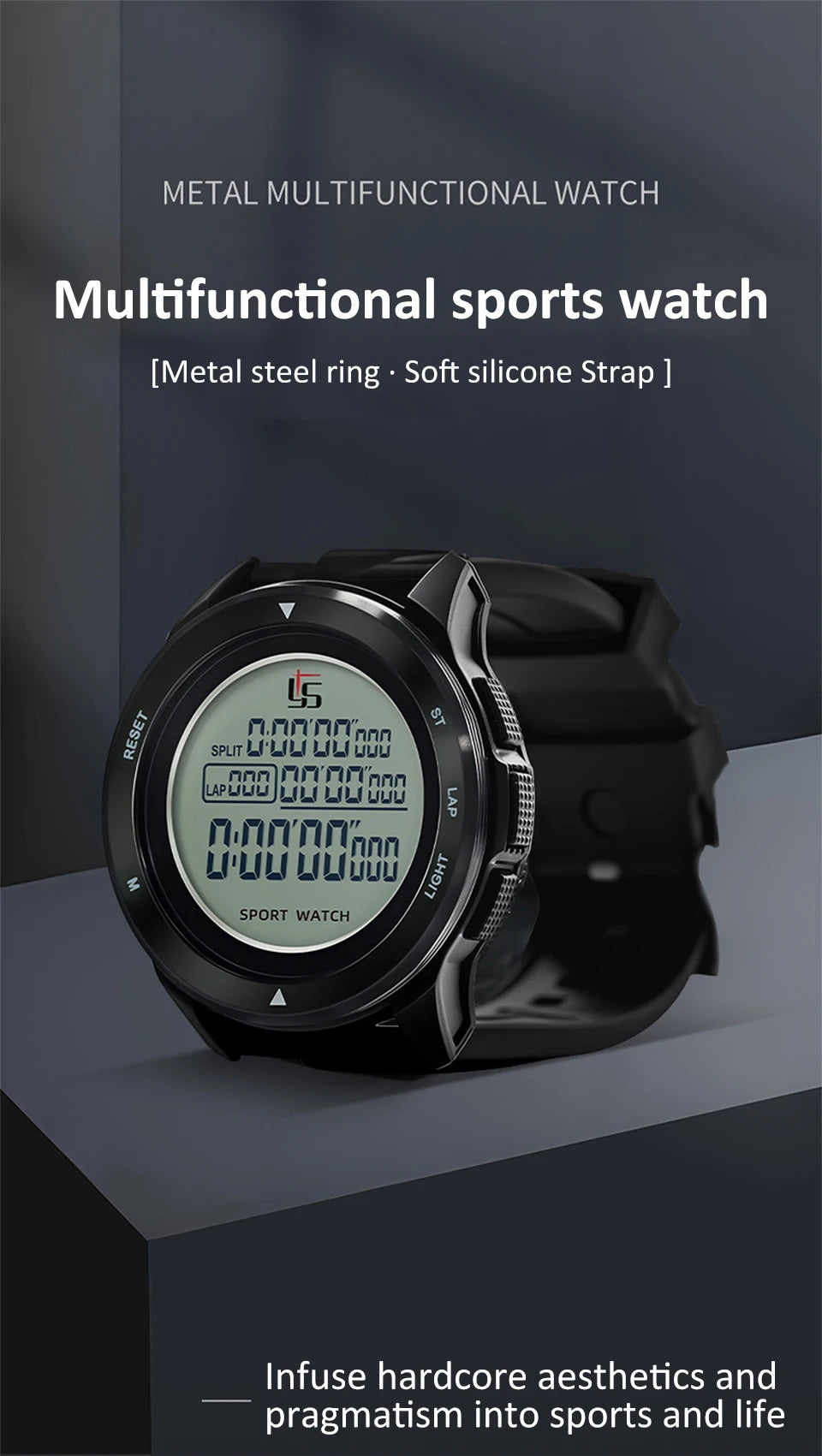 Digital Sports Stopwatch Timer