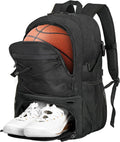 Large Sports Bag with Separate Ball & Shoe Compartments