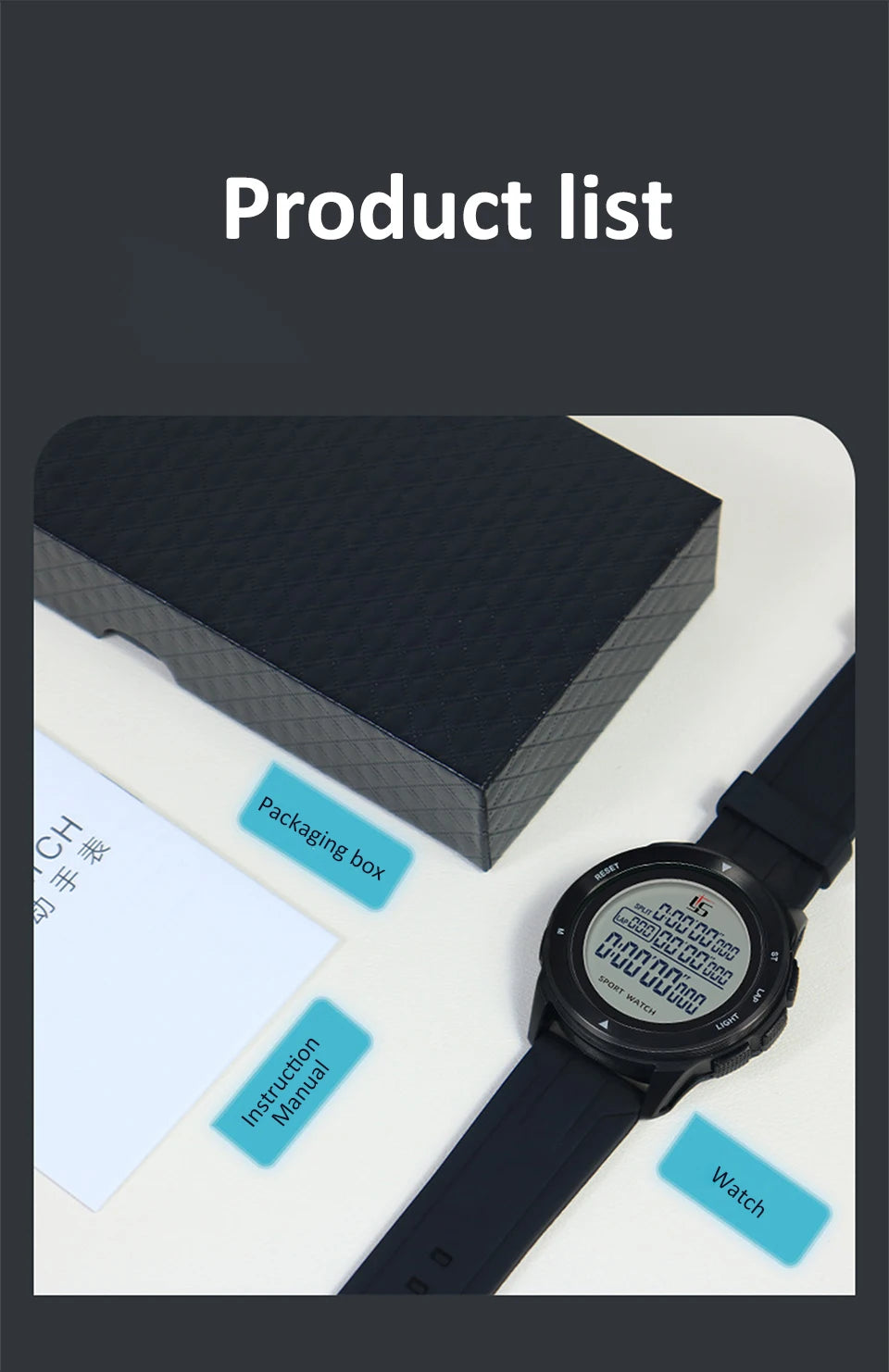 Digital Sports Stopwatch Timer