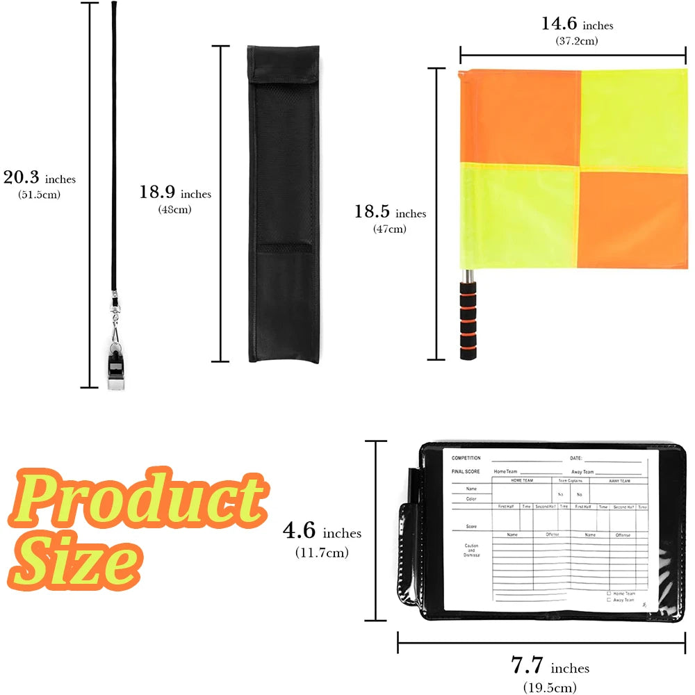 Soccer Referee Flag Set