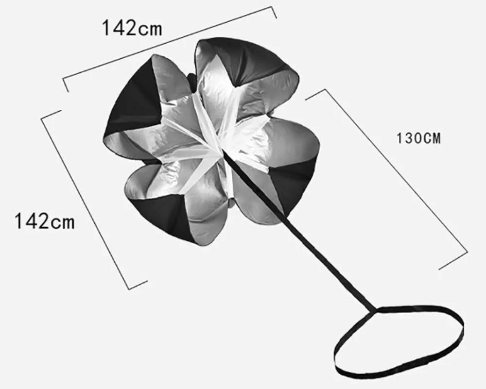 Adjustable Speed Parachute Agility Training Umbrella