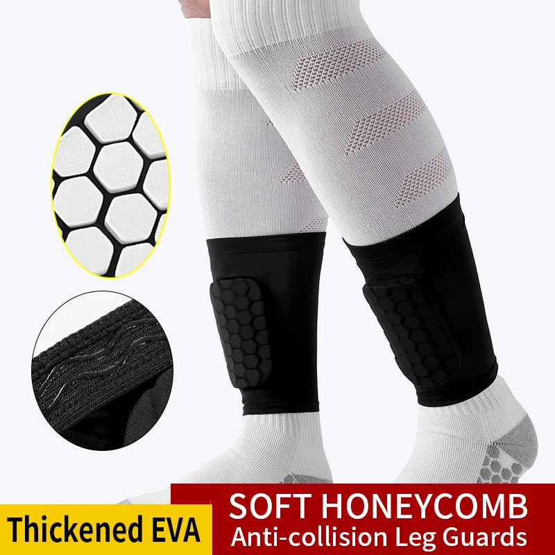 Mini football shin guard covers - Built-in mini shin guard covers
