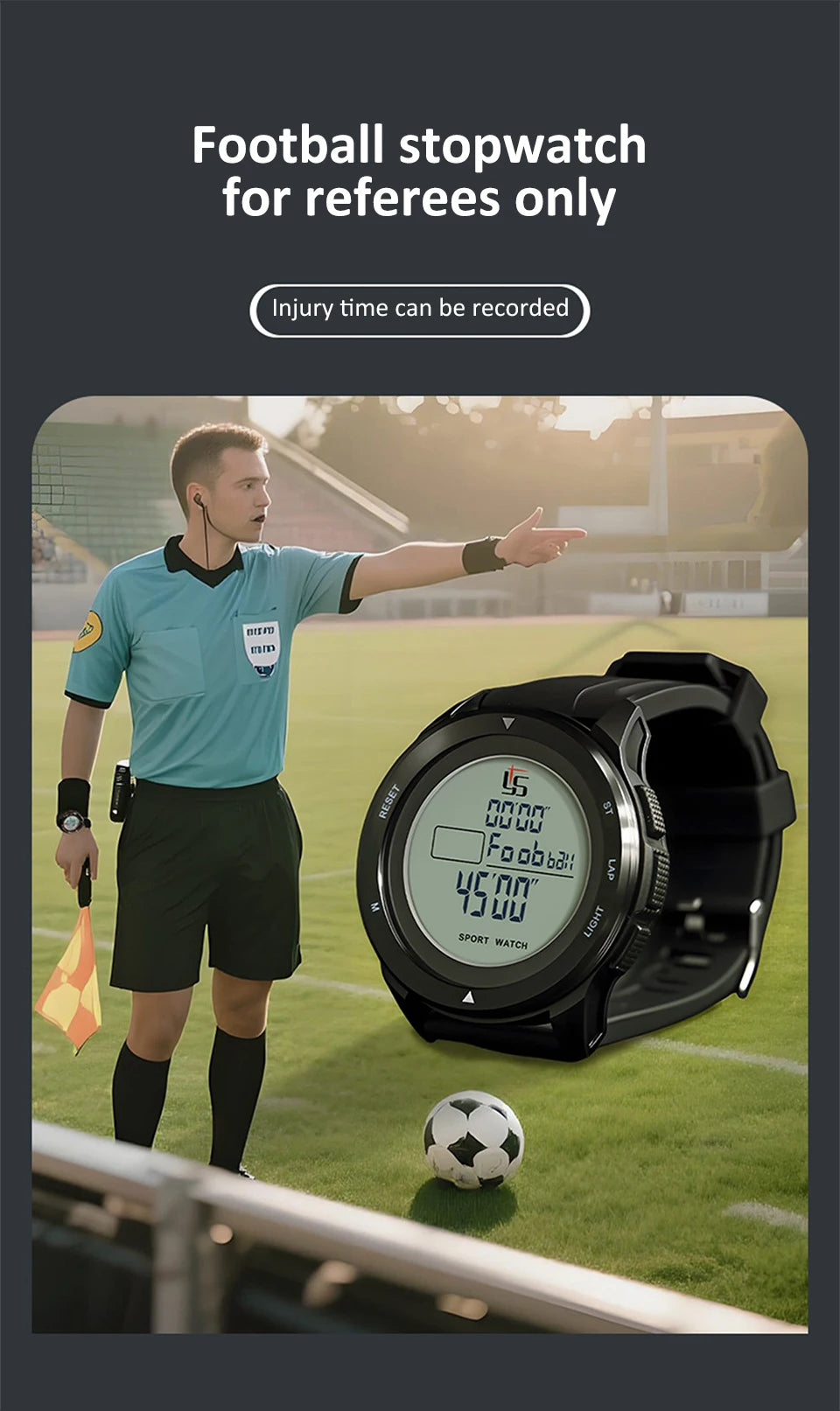 Digital Sports Stopwatch Timer